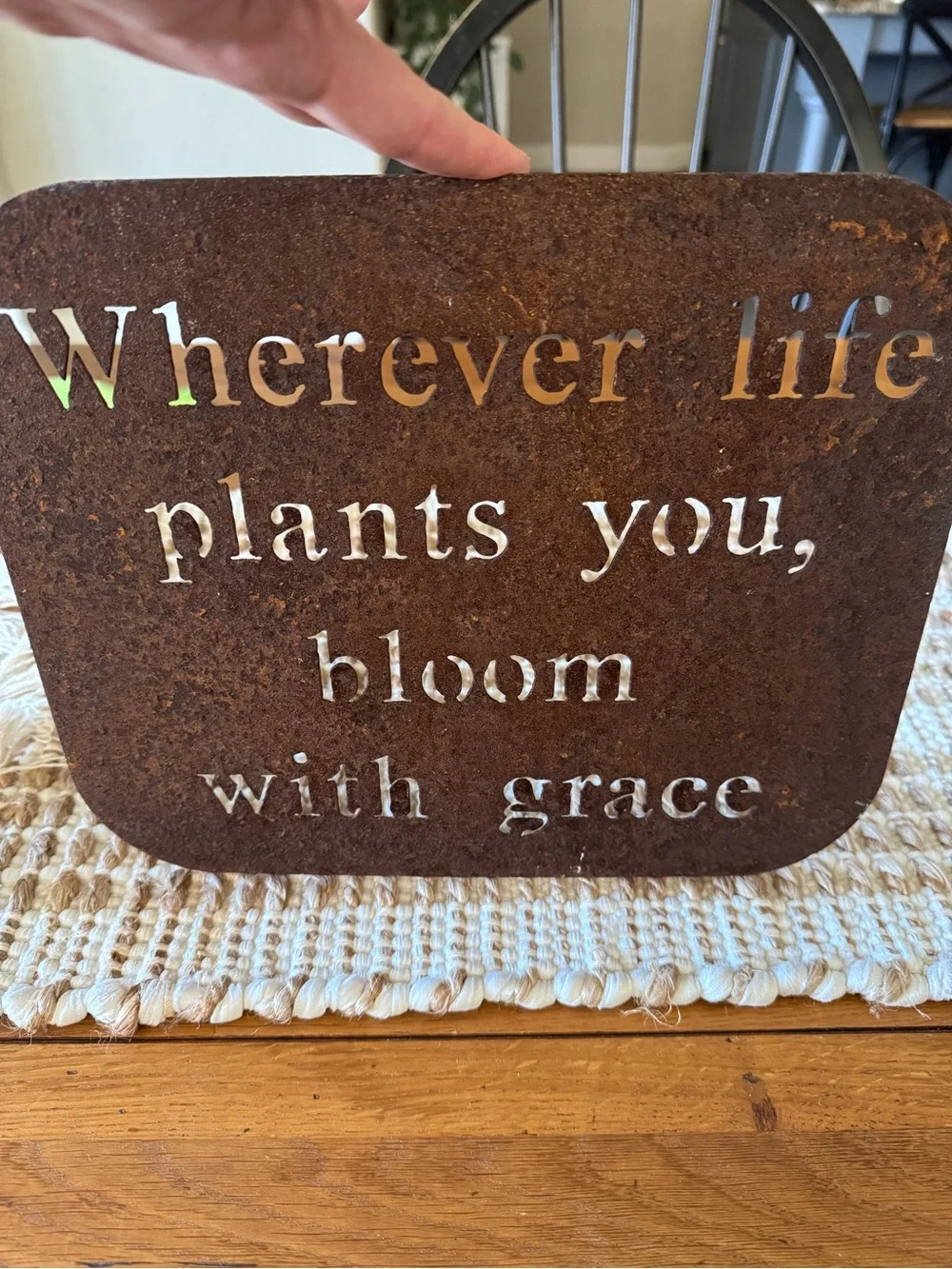 Rustic Metal Sign - 